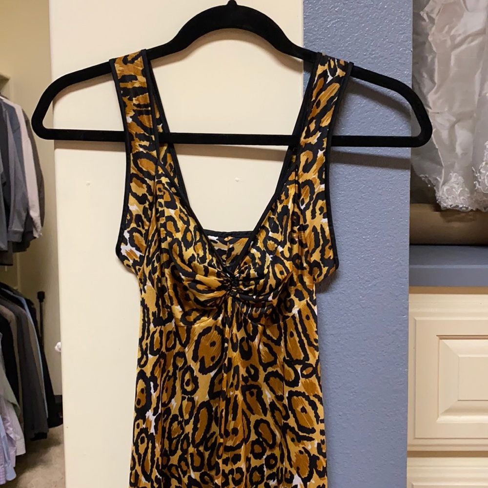 Vintage Leopard print silky soft nightgown